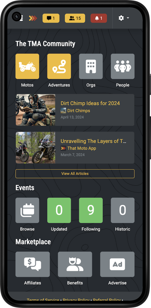 That Moto App - TMA Web